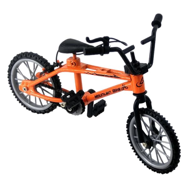 Mini cykelmodel til børn drenge, cykelmodel til hjem og skrivebord Orange
