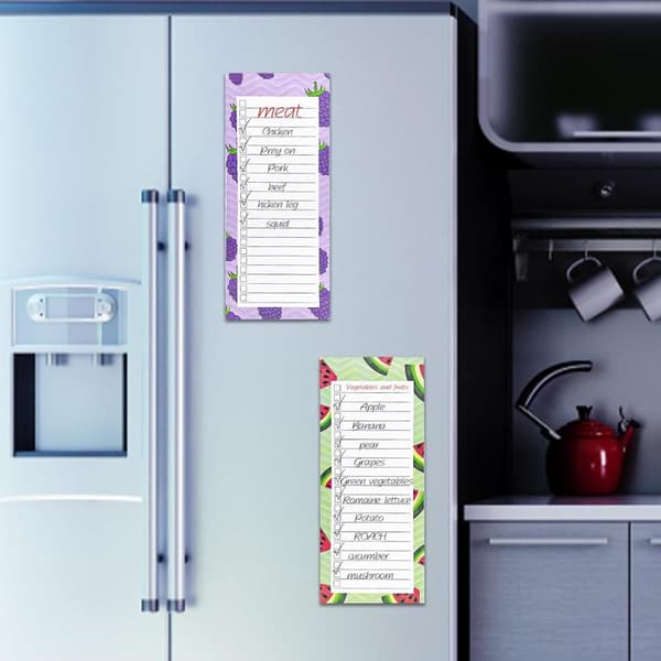 Magnetic Notepad for Refrigerator, To-Do List, Shopping List, Planner (21.5*9cm)