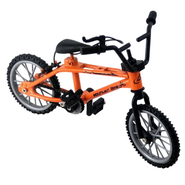 Mini cykelmodel til børn drenge, cykelmodel til hjem og skrivebord Orange