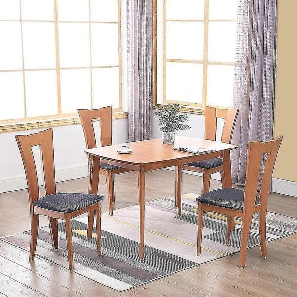 6 st Stretch Jacquard Stolsöverdrag, avtagbar Stolsdyna