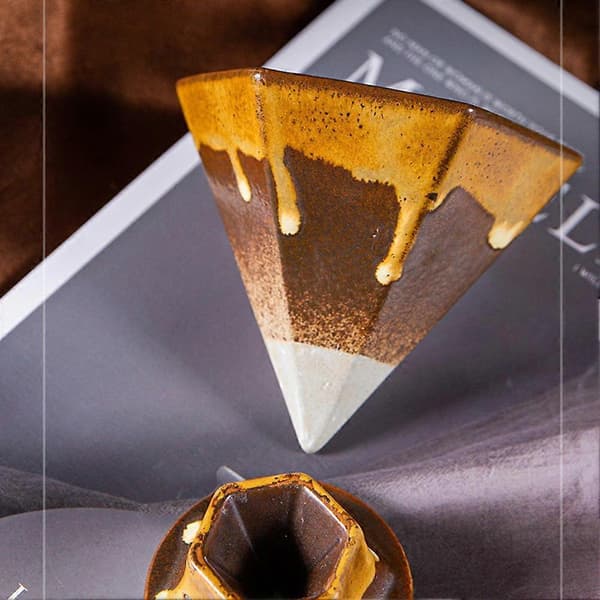 Hexagonal kaffemugg Snygg 180 ml kaffemugg för vardagsrum kök kontor