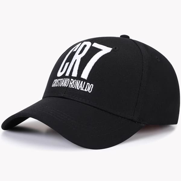 Caps brodert trendcaps uformell baseballcaps-C bokstav, dypere for stor hodeomkrets [56-65cm]