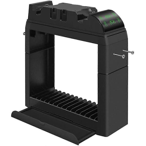 Spilopbevaringsstativ til N-Switch 2 Multifunktionelt opbevaringsstativsæt til N-S 2/N-S/N-S OLED Spildiskstativ Black
