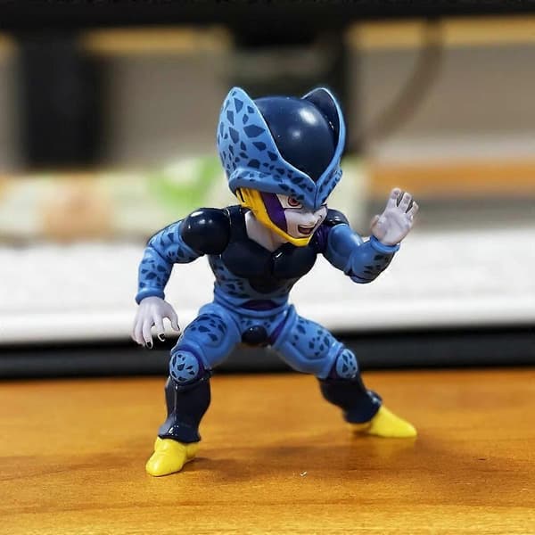 Dragon Ball Z Cell Figur JR. (Vs Omnibus Super) Cell Junior PVC Actionfigurer Modellleksaker för Barnpresenter B With box