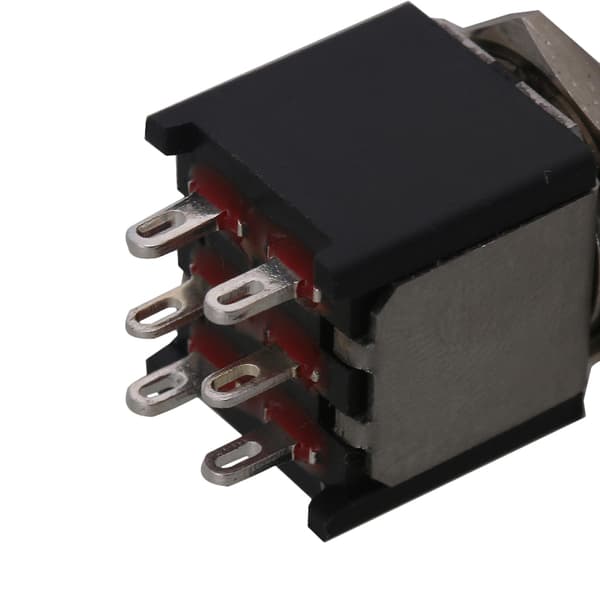 2 x effektpedal Stomp Box 6 lödfotpedal med lås för gitarr