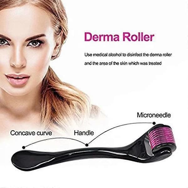 540 Derma Roller Mikronålsrulle til ansigt Mikronåle Længde Titanium Dermaroller Mesoroller til hår (0,5 mm)