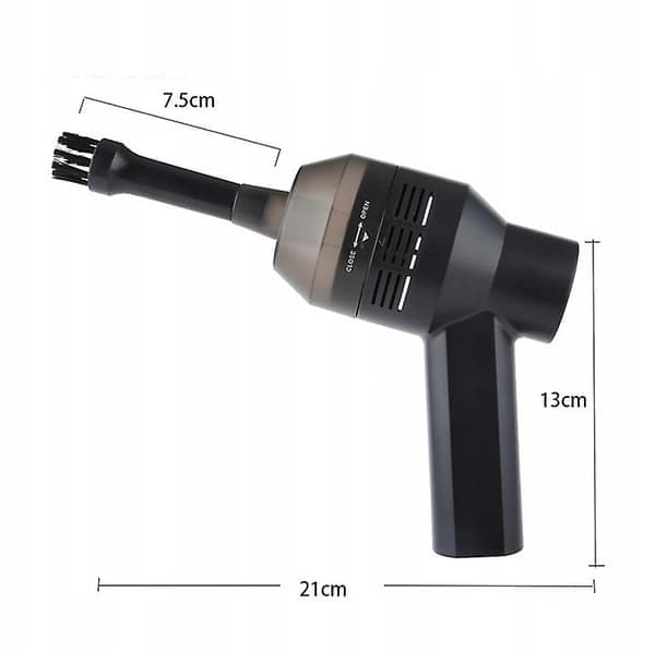 Mini Keyboard Vacuum Cleaner Car Interior Cleaning Cordless USB Vacuum Cleaner