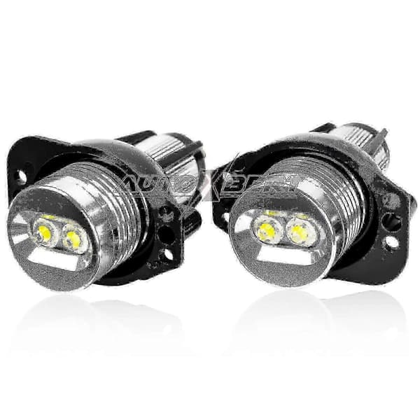 BMW E90 E91 LED 6000K XENON VIT Angel Eyes Parkeringsljusringar 26s
