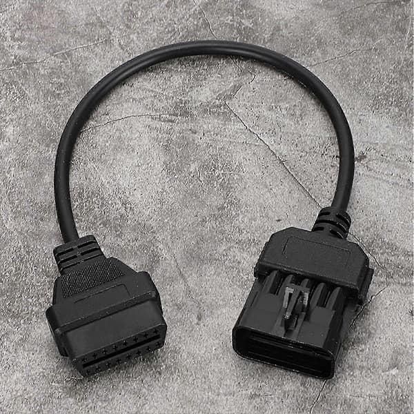 10-pinninen 16-pinninen OBD2-adapterikaapeli Opel-auton diagnostiikkaskannerille