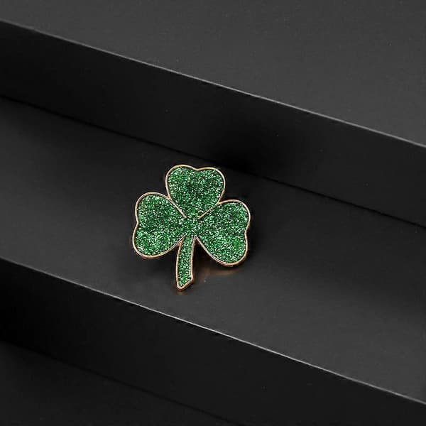 Praktisk och vacker damkorsage brosch legering klöver St. Patrick's Day
