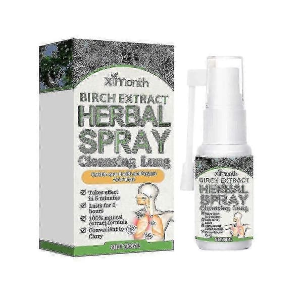 Urtebasert lungerensende og reparerende spray