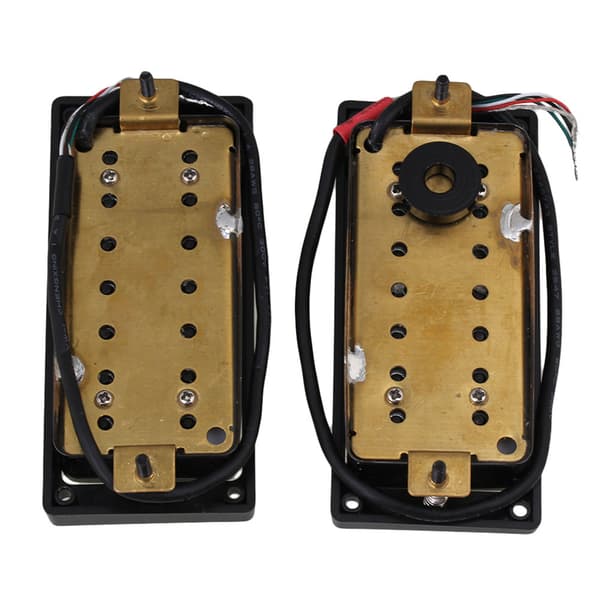 2x gitarpickuper for 7-strengs med 110V 30W loddeboltsett