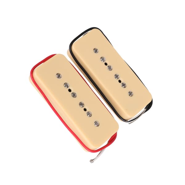 2 STK Creme Farve Single Coil Pickups & Skruer Dele til Elguitar