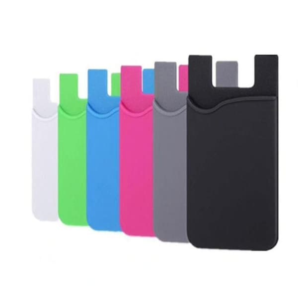 2-pack Universal Mobile Wallet/Card Holder - Self-adhesive Light pink Light pink Ljusrosa