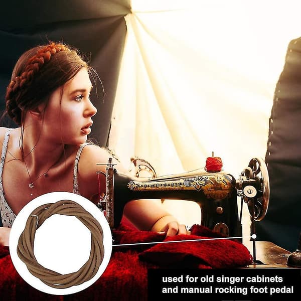 Nahkavyöpolkimen osakoukku Singer-ompelukoneeseen