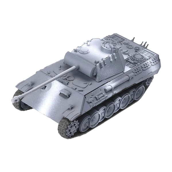 1:72 Skala 4D Tank Model Samlerobjekt DIY Saml Festgaver Miniatur Tank Gray