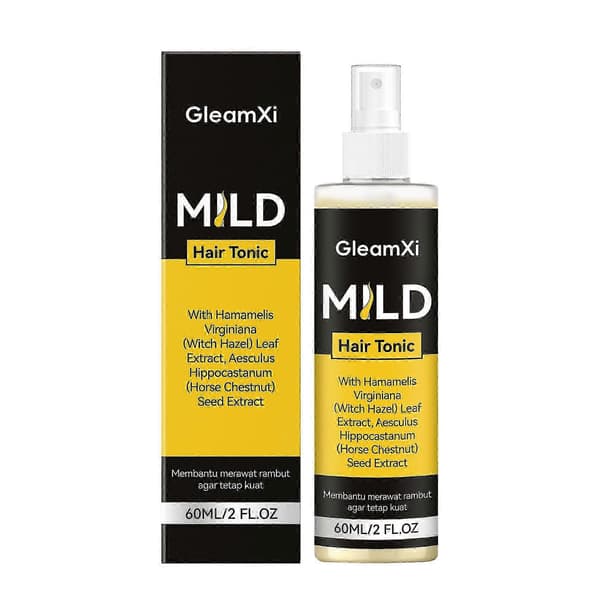 Milt Hårvatten, 60 ml Leave-In Hårspray för Torrt, Frissigt Hår 3PCS