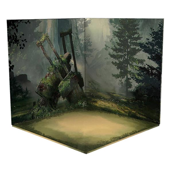 1:12 Legetøjsbil Udstillingsskab Scene Model Tilbehør Interiør Forest