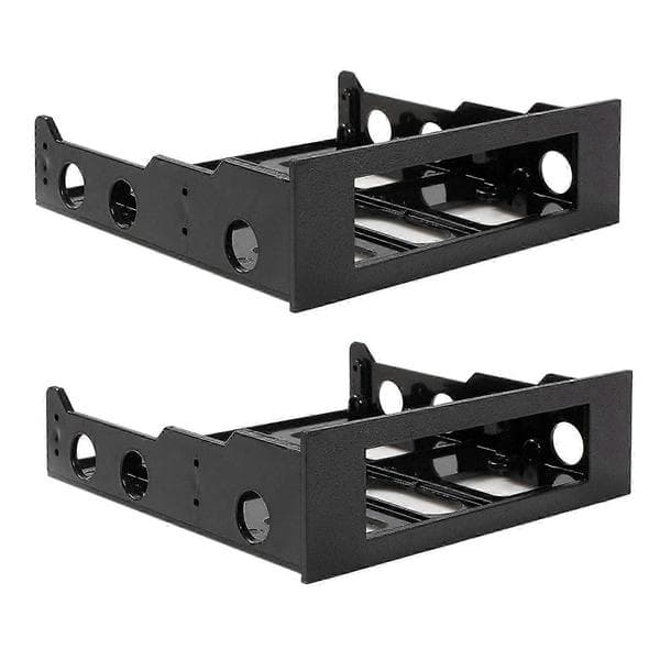 2x 3.5 till 5.25 Hårddiskdrivfäste Front Bay Adapter