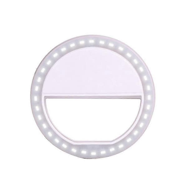 Selfie-ringlys med tre lysstyrkeniveauer og 36 LED'er