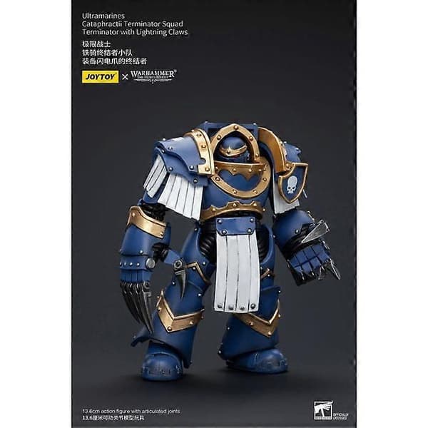 Warhammer The Horus Heresy - Figur 1/18 Ultramarines Cataphractii Terminator Squad Terminator med Lightning Claws