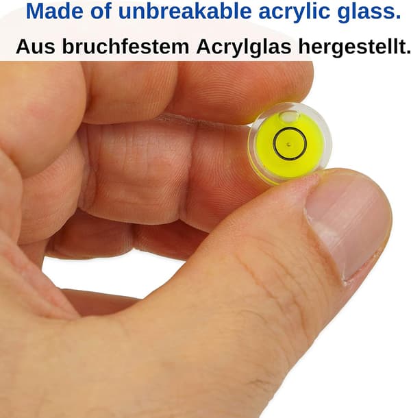 Vandpas, 5-pak, Ø 12 mm diameter, præcisionsvandpas, ZQKLA
