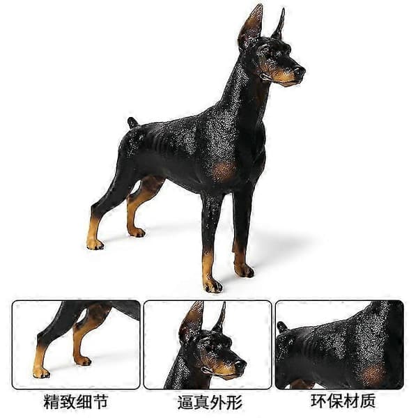 Simulering Doberman Greyhound Figur Samleleker Hund Dyr Actionfigurer Barn Barn Plastleker P 702