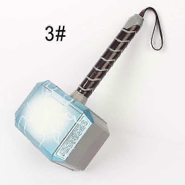 LED Lysende Lyd Thor Hammer Hjelm Maske Børn Cosplay Legetøj Actionfigur Tilbehør