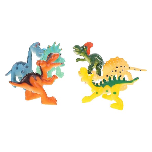 Simulaatio dinosauruslelut PVC-dinosaurusmallit koristeluun 6 kpl leluja