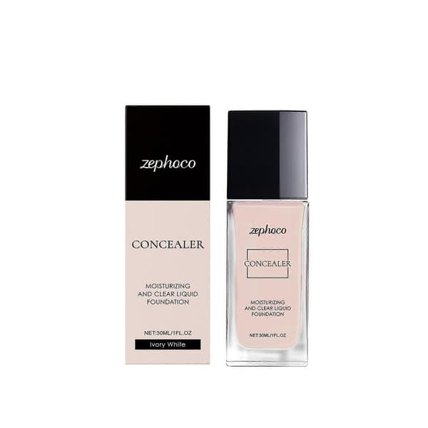 Elfenbenshvid Blød Concealer Flydende Foundation