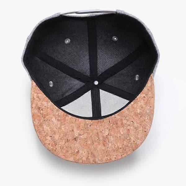 2 stk. efterårskork mode enkle mænd kvinder hat hatte baseballkasket snapback enkle klassiske kasketter vinter, sort og lysegrå Nero & grigio