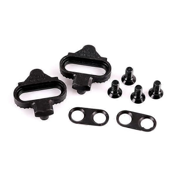 Cykelpedaler SPD klamper til Echelon cykelpedaler klip klamper fungerer med Giro cykelspin sko. (2-pak) Sort