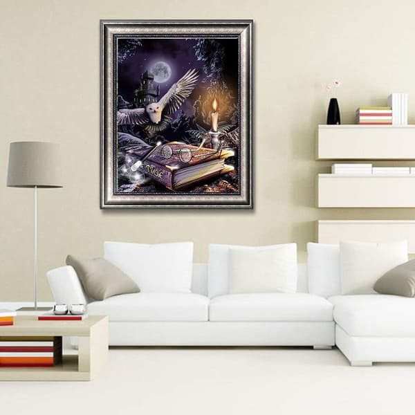 (30x40cm) Diamantmaling Full Rhinestones Harry Potter Cast