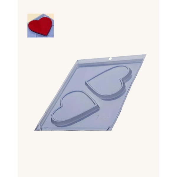 Porto Formas - 109 - Pralinform Chokladform Hjärtan Transparent