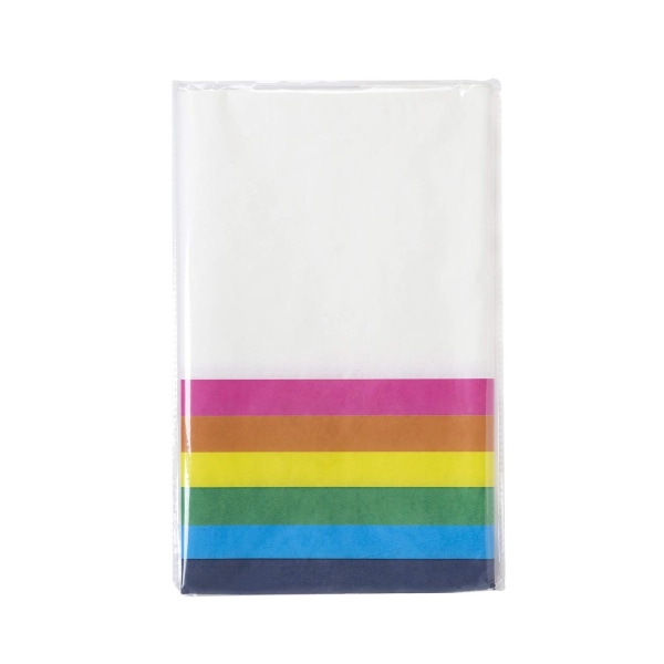 Bordsduk i Papper Regnbågsmänstrad Rainbow multifärg