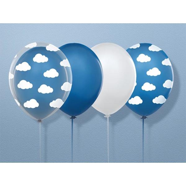 Ballonger Moln - Blå 30cm Blå