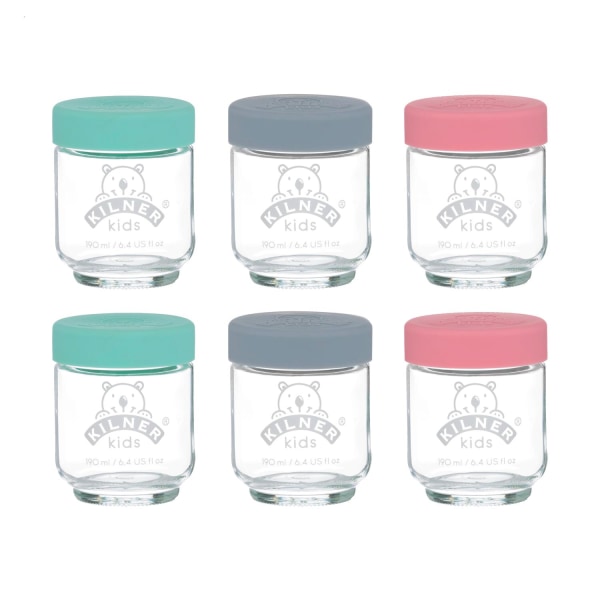 Child food jars set - Kilner® multifärg