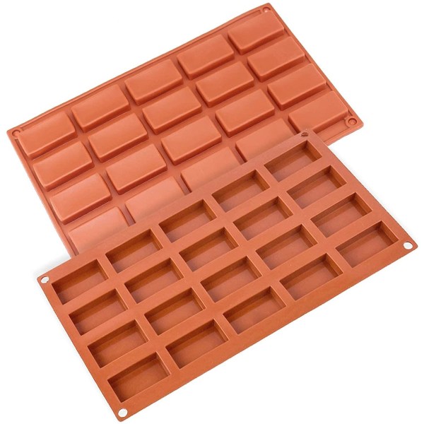 Mini Praliner 20st Rektangulär Bar Chokladform Silikonform | Mou Vit
