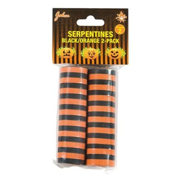 Serpentiner 2-pack- Halloween Orange