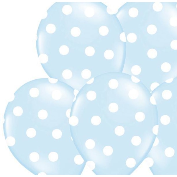 Ballonger Prickar - Ljusblå 30cm Blå