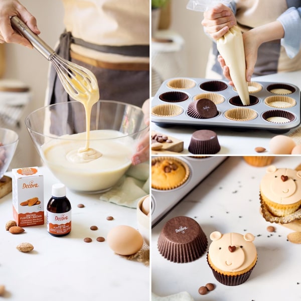 Muffinsformar Vita 75st Cupcakes - Decora Vit