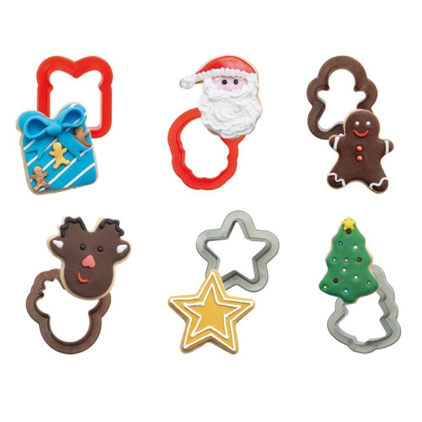 Utstickare Jul Mini Christmas Cutter - Decora multifärg