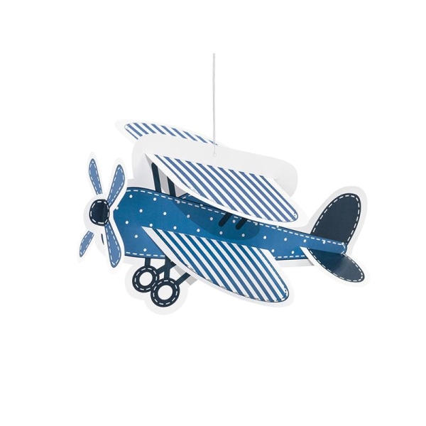 Hängande dekorationer Flygplan Moln - Little Plane Blå