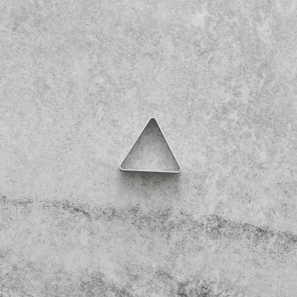 Triangel Utstickare | Aluminium Silver