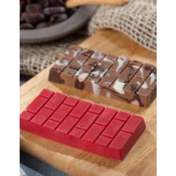 Chokladform Chokladkaka Pralinform Brick Tegel - Decora Transparent