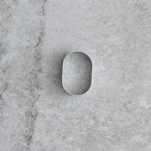 Oval Utstickare | Aluminium Silver