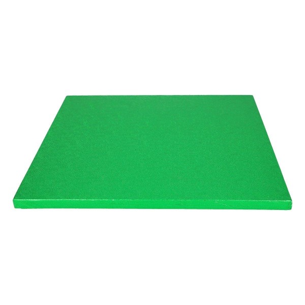 Tårtbricka Fyrkantig, Kvadratisk Grön 30,5cm  - FunCakes Grön