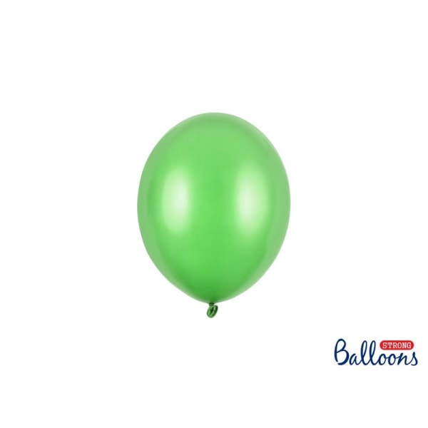 Starka Ballonger 23cm, metall grön Grön