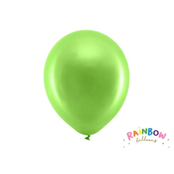 Rainbow Ballonger 30cm metall grön Grön