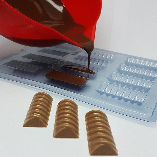 BWB Simple Mold -9590 - Pralinform Praliner Chokladform Transparent